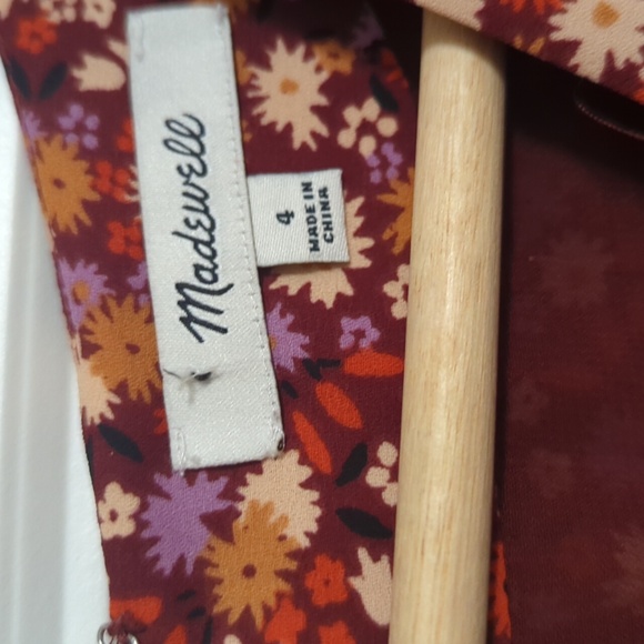 MADEWELL floral mini dress - Picture 6 of 7